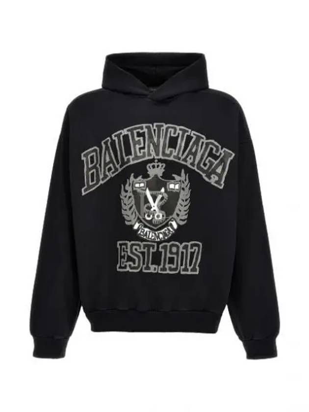 DIY College Medium Fit Hoodie Black - BALENCIAGA - BALAAN 2