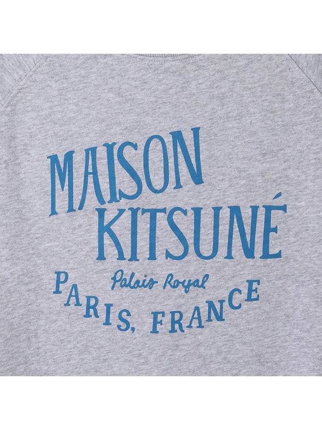 Cotton Palais Royal Vintage Logo Sweatshirt Grey - MAISON KITSUNE - BALAAN 5