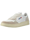 Men's Medalist Mesh Suede Low Top Sneakers White - AUTRY - BALAAN 4