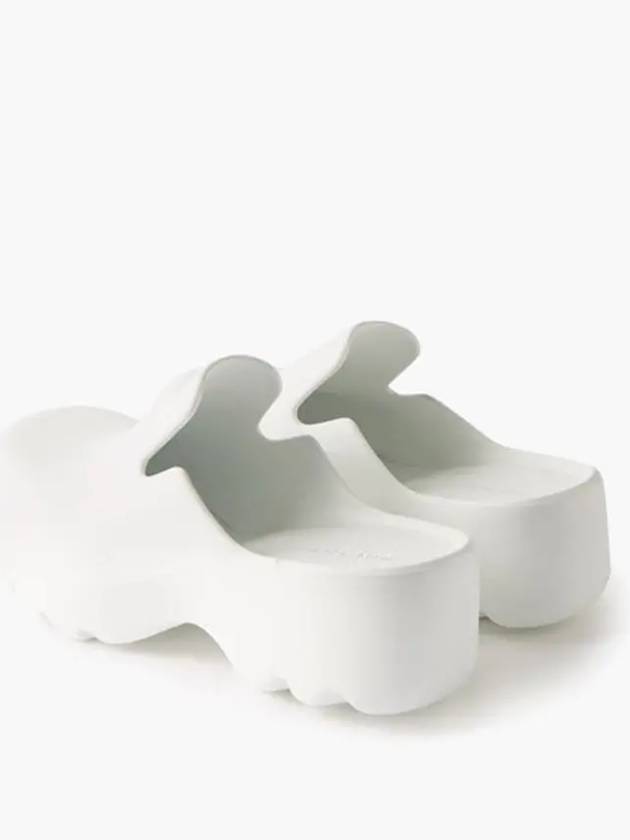 Rubber Flash Slippers White - BOTTEGA VENETA - BALAAN 5