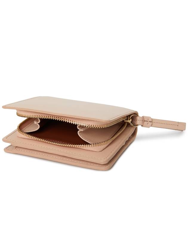 Sense Soft Leather Half Wallet Pink - CHLOE - BALAAN 5