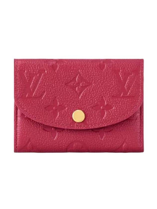 Rosalie Monogram Empreinte Coin Purse Pink - LOUIS VUITTON - BALAAN 1