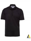 Men's Short Sleeve Polo Shirt Black - BRUNELLO CUCINELLI - BALAAN 2