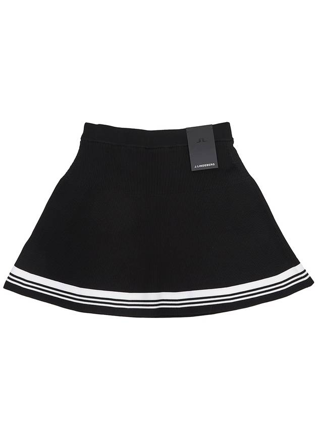 Women's Frida Striped Knit Skirt Black - J.LINDEBERG - BALAAN 3