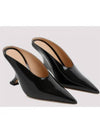 Rocket Leather Mule Pumps Heel Black - BOTTEGA VENETA - BALAAN.