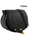 Marcie Saddle Small Grained Leather Cross Bag Black - CHLOE - BALAAN 3