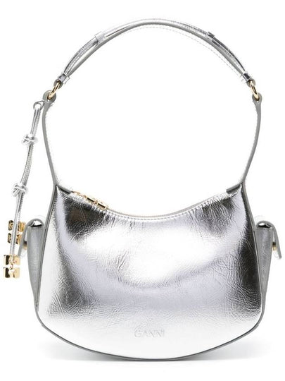 Swing Metallic Shoulder Bag Silver - GANNI - BALAAN 2