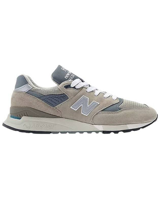 Made in USA 998 Low Top Sneakers Gray - NEW BALANCE - BALAAN.