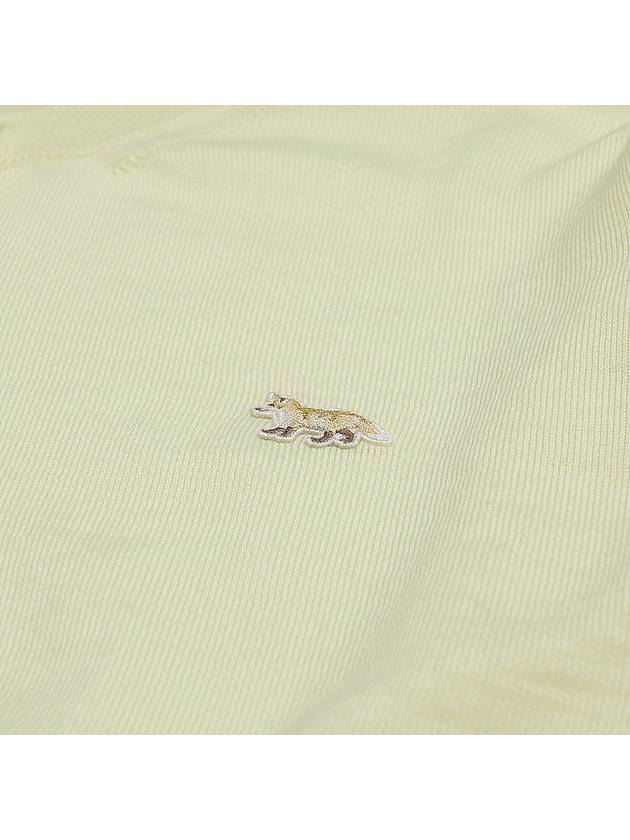 Baby Fox Patch Regular Cardigan Lemonade - MAISON KITSUNE - BALAAN 10