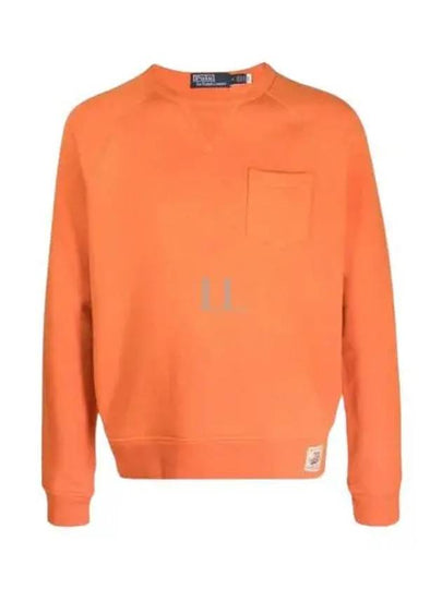 Pocket Patch Sweatshirt Orange - POLO RALPH LAUREN - BALAAN 2