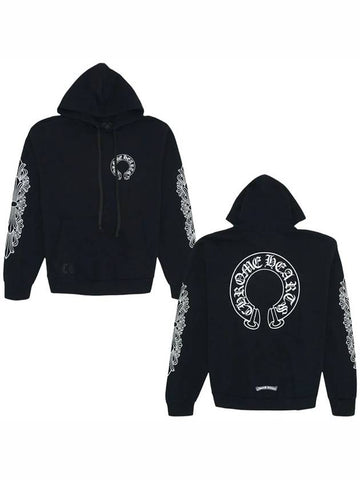 Horseshoe Floral Hoodie - CHROME HEARTS - BALAAN 1