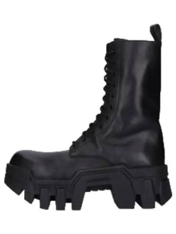 Bulldozer lace up high boots black - BALENCIAGA - BALAAN 1