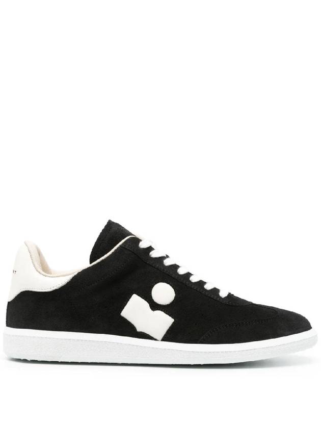 Bryce Suede Low Top Sneakers Black - ISABEL MARANT - BALAAN 5