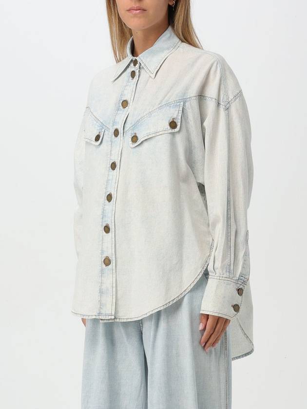 24FW Shirt 9661TZES BLSMK Light Blue - ZIMMERMANN - BALAAN 5