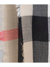 Lightweight Check Cashmere Scarf Beige - BURBERRY - BALAAN 5