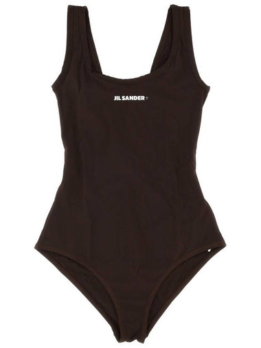 ONE PIECE SWIMSUIT WITH LOGO - JIL SANDER - BALAAN 1