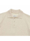 Nostalgic Boucle Knit Polo Shirt Off White - MAISON MARGIELA - BALAAN 4