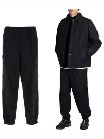 Ghost Piece O Ventile Cotton Cargo Straight Pants Black - STONE ISLAND - BALAAN 2