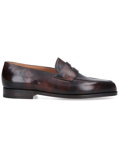 Lopez single leather sole loafer dark brown - JOHN LOBB - BALAAN 2