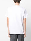 Anagram Crew Neck Cotton Short Sleeve T Shirt White - LOEWE - BALAAN 4