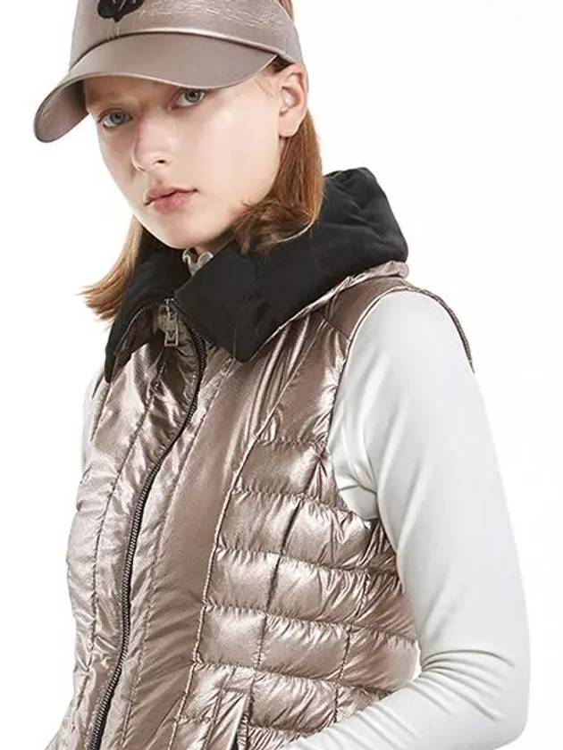 Hera Premium Goose Down Vest NF01WVE171BR - NEVERMINDALL - BALAAN 5