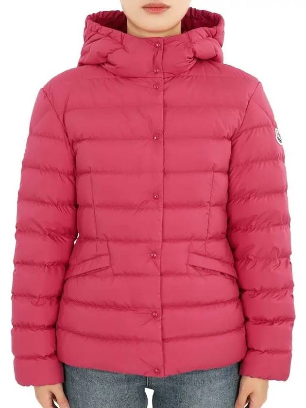 Kids EGISTO logo patch down padded jacket red 1A00005 54A81 557 12 14A adult wearable - MONCLER - BALAAN 2