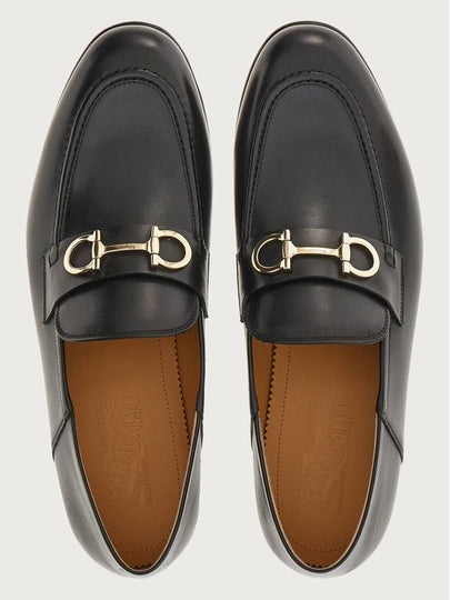 Gancini Ornament Loafer Black - SALVATORE FERRAGAMO - BALAAN 2