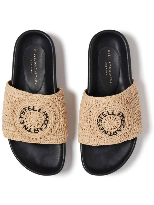 Elyse raffia slides 810387AFACL0 - STELLA MCCARTNEY - BALAAN 5