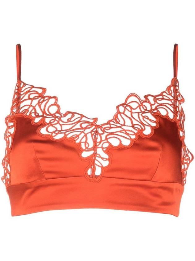 Women's Scribble Lace Bra Scarlet Red - STELLA MCCARTNEY - BALAAN 2