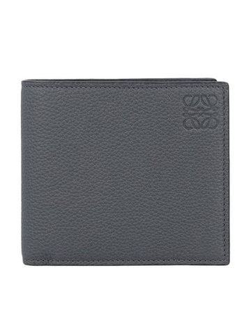 Anagram Embossed Bifold Halfwallet Anthracite - LOEWE - BALAAN.