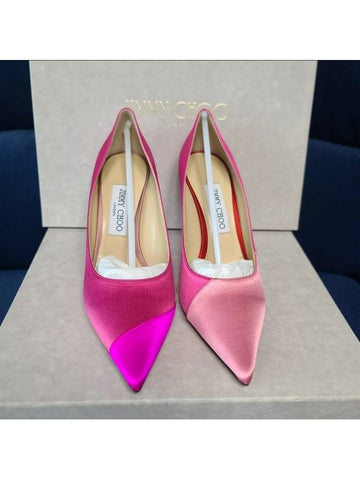 Satin Pink High Heels Pumps LOVE85YXP Women s Gift Recommendation Last Product - JIMMY CHOO - BALAAN 1