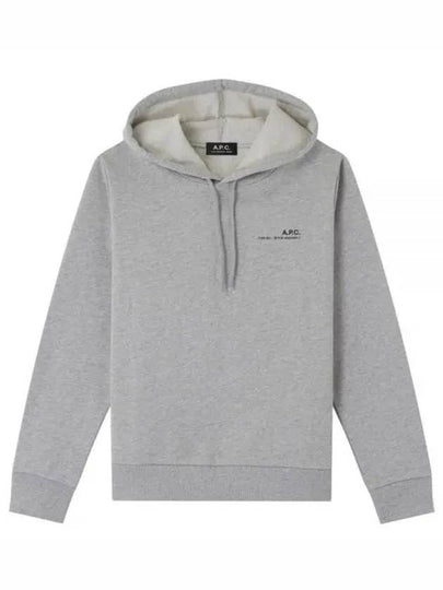 Item Logo Print Hooded Top Grey - A.P.C. - BALAAN 2