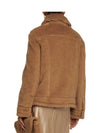 Women's Teddy Bear Fur Jacket Camel - MAX MARA - BALAAN 6