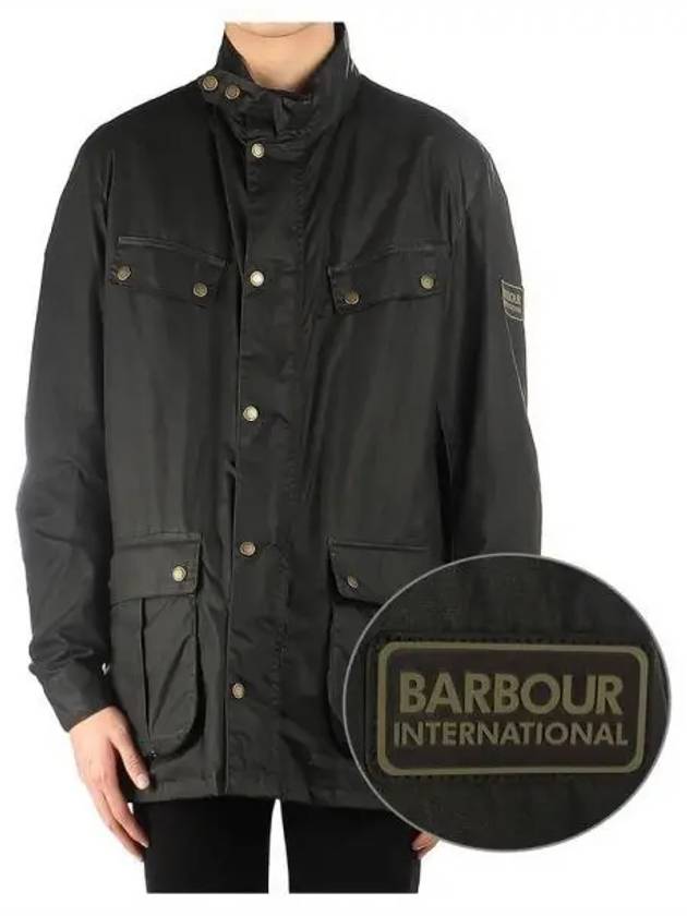 International Duke Wax Jacket Sage - BARBOUR - BALAAN 2