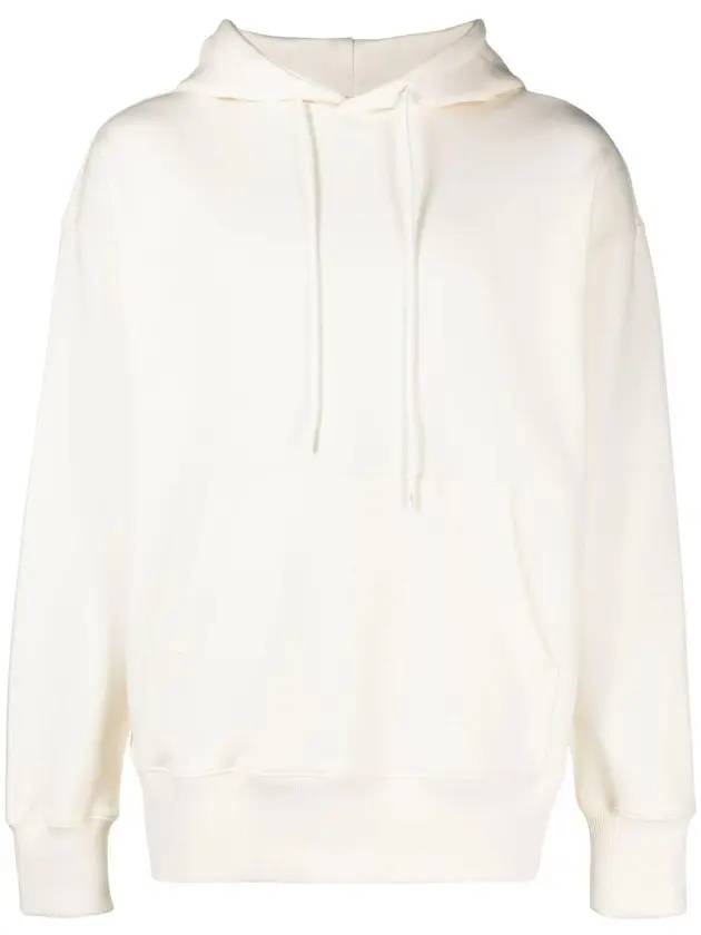 Back Logo Kangaroo Pocket Hoodie Ivory - MSGM - BALAAN 3