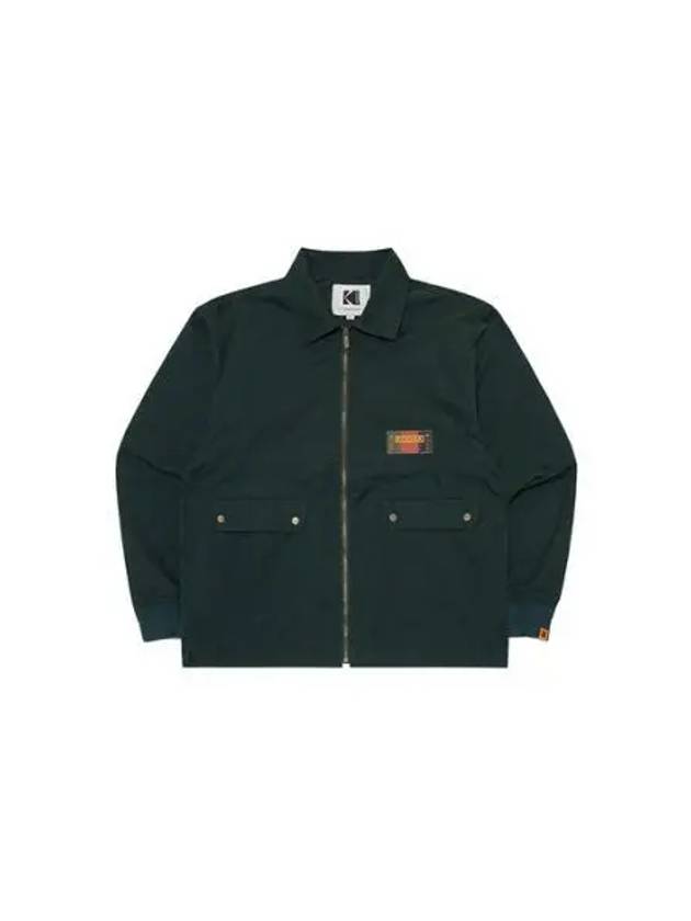 KODAK Apparel Kodacolor Stan Neck Cotton Jacket GREEN - KODO - BALAAN 1