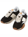 Suede James Sneakers Black Cream - TOM FORD - BALAAN 2