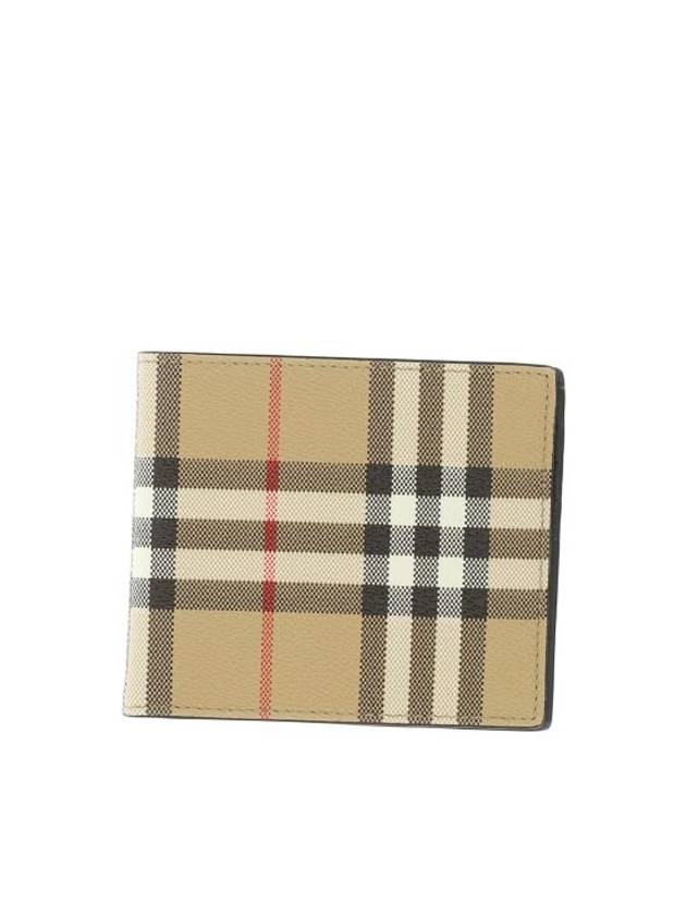 Men's Vintage Check Half Wallet Beige - BURBERRY - BALAAN 2