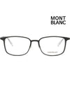 Glasses Frame MB0196OK 004 Light Titanium Men s Asian Fit - MONTBLANC - BALAAN 3