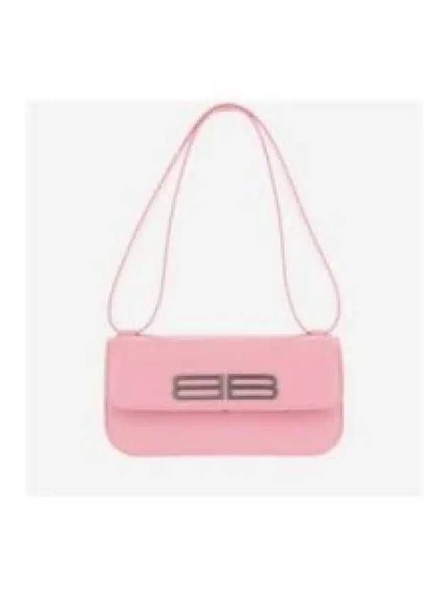 Gossip Calfskin Small Shoulder Bag Candy Pink - BALENCIAGA - BALAAN 2