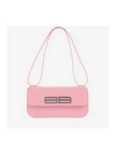 Gossip Calfskin Small Shoulder Bag Candy Pink - BALENCIAGA - BALAAN 2