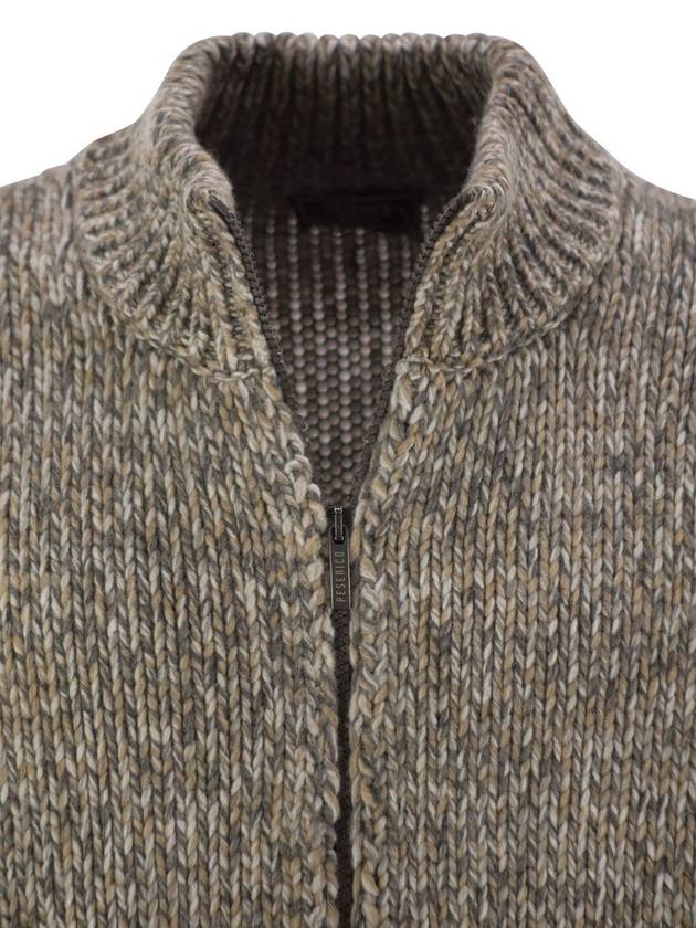 Wool blend cardigan honey - PESERICO - BALAAN 5