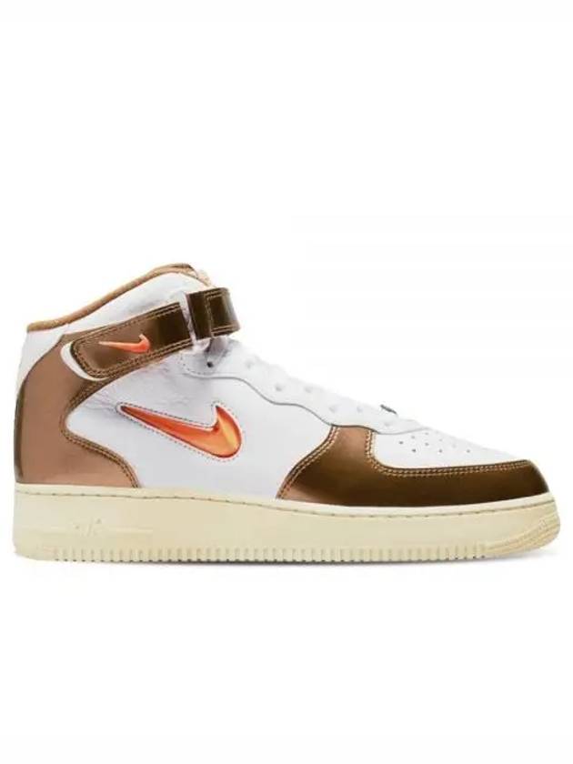 Air Force 1 QS Mid Top Sneakers Ale Brown - NIKE - BALAAN 2