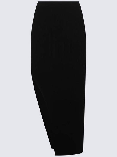 Rick Owens Black Viscose Skirt - RICK OWENS - BALAAN 2