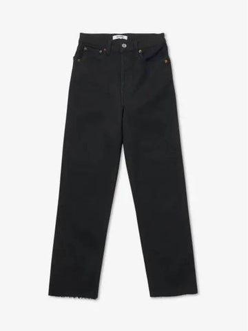 REDONE 70S Stove Pipe Pants Noir 14403W70STVPNOIR - RE/DONE - BALAAN 1