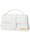 Le Grand Bambino Leather Tote Bag White - JACQUEMUS - BALAAN 3