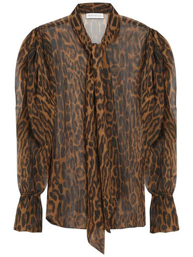 Nina Ricci Printed Silk Shirt - NINA RICCI - BALAAN 1