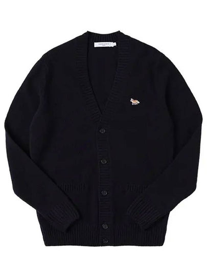 Baby Fox Patch Cosy Cardigan Navy - MAISON KITSUNE - BALAAN 2