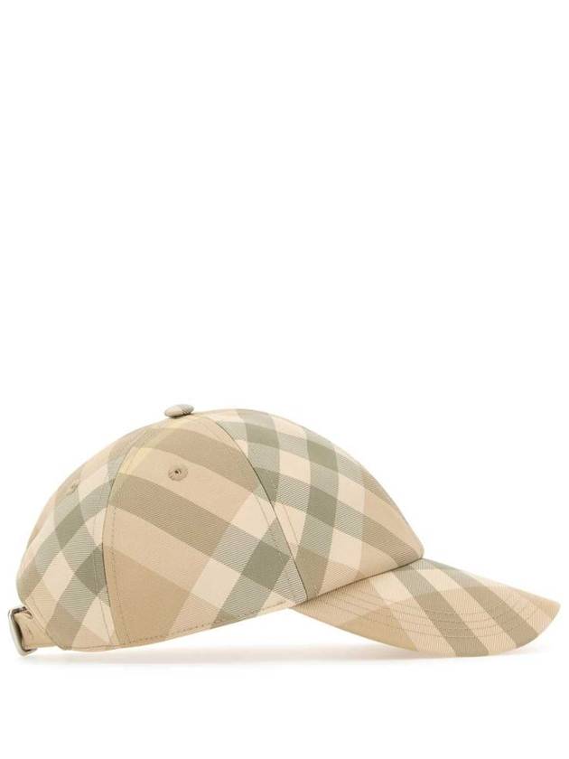 Check Ball Cap Beige - BURBERRY - BALAAN 3