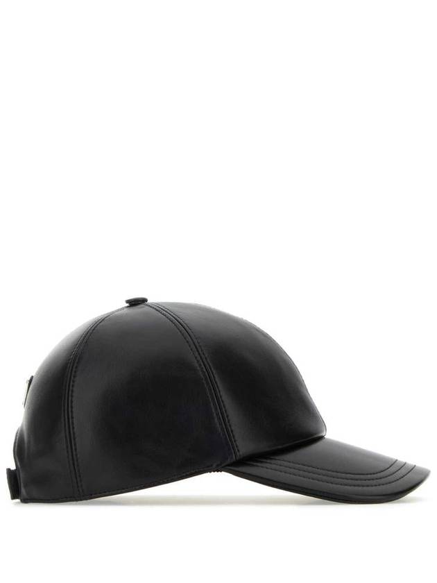 Logo Detail Ball Cap Black - PRADA - BALAAN 3